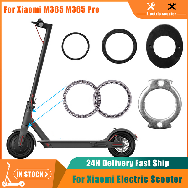 New Fork Rotating Vertical Rod Rotating Ball Steering Device For Xiaomi Mijia M365 M365 Pro Skateboard Fork Bearing Bowls Parts