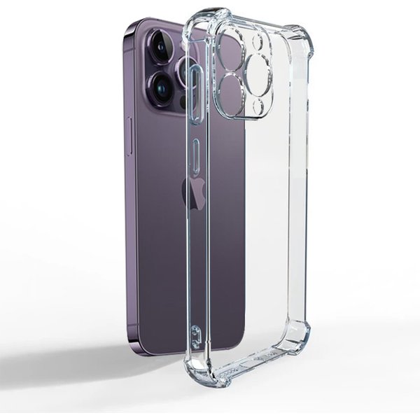 Luxury Clear Shockproof Case For iPhone 15 14 13 12 11 Pro Max Phone Cover on iPhone 13 12 Mini X XR XS 8 14 15 Plus Back Cover
