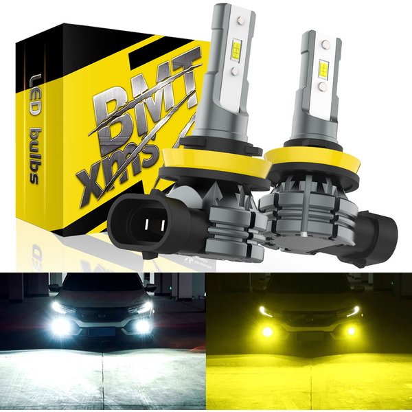 BMTxms 2szt 60W 12000LM Canbus H8 H11 9005 9006 Samochodowe światło przeciwmgielne LED H9 HB3 HB4 9145 H10 Światło przeciwmgielne LED 6500K 3000K 12V Dioda