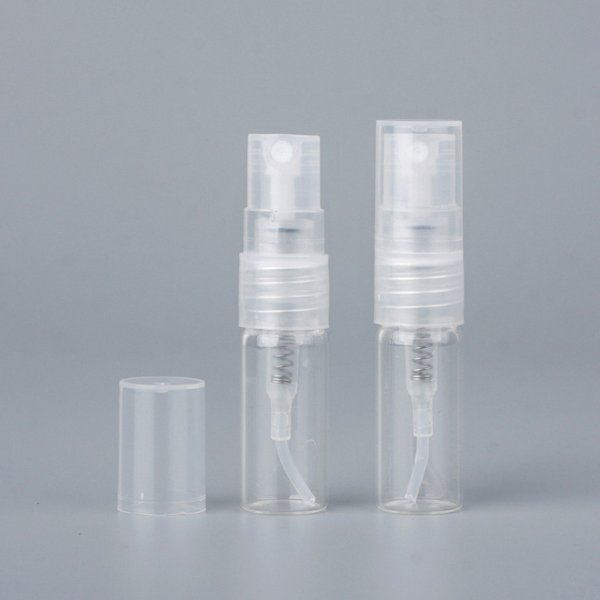 8/16pcs 2ml Mini Perfume Bottle glass Spray Refillable Empty Bottles Cosmetic Containers Portable Perfume Atomizer