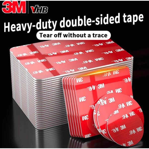 Bande adhésive double face forte 3M pour voiture, fixe, haute viscosité, éponge spéciale VHB, peut être personnalisée