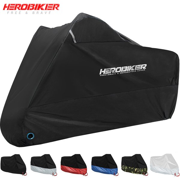 New Motorcycle Cover Funda Moto Rain Cover Waterproof Dustproof UV Protective Cover Coat Indoor Outdoor Motorbike Scooter Cover