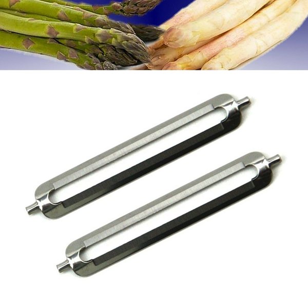 2Pcs 55mm Edelstahl Schäler Ersatz Klinge Mehrzweck Schäler Ersatz Klinge Für Kartoffeln Obst Gemüse