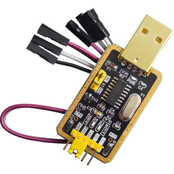 CH340 Modul, CH340G RS232 zu TTL Modul Upgrade USB zu Serieller Anschluss in Neun-Bürsten-Kleinplatten-Design