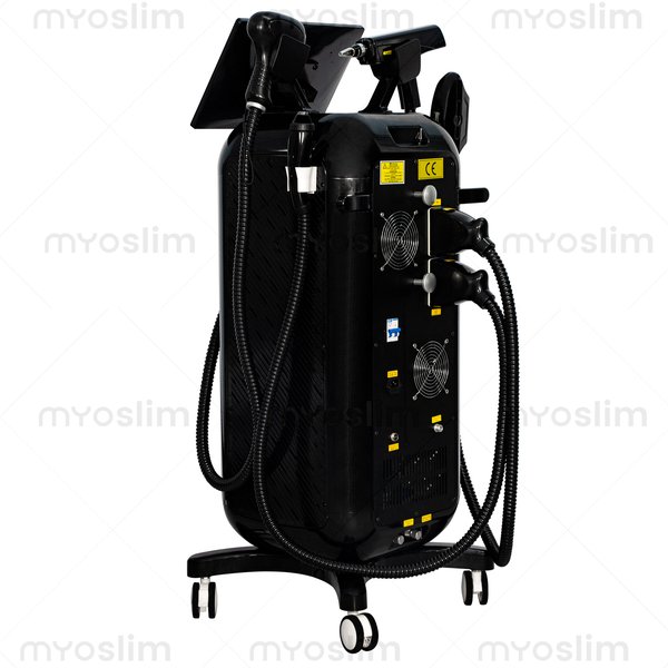 Professionelles 5000W 10-Bar 4-in-1 Diodenlaser IPL Haarentfernungsgerät mit 4 Wellenlängen, Pico-Laser und RF-Photorejuvenation für Schönheitsbehandlungen
