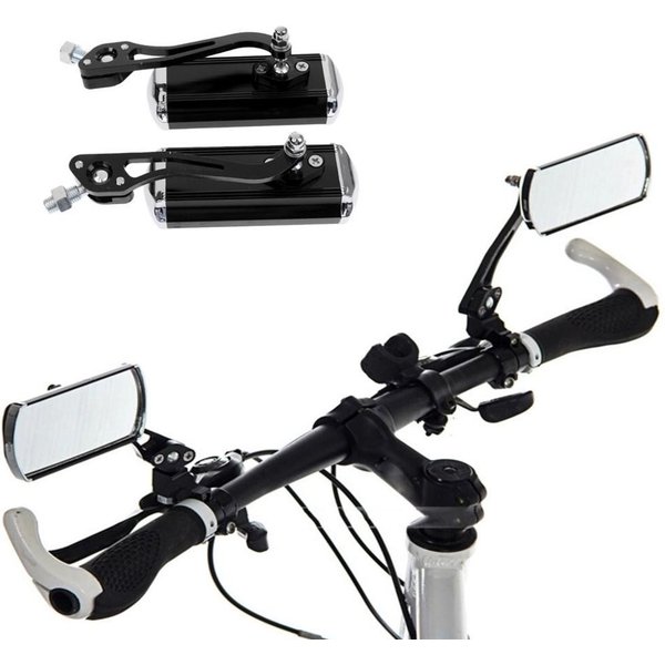 Rétroviseur réglable en alliage d'aluminium pour vélo de route et VTT, miroir de guidon, accessoires et pièces de vélo