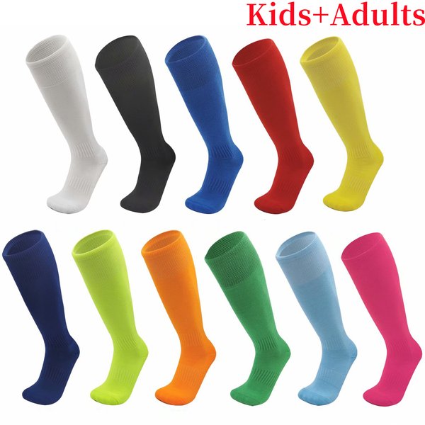 Football Soccer Socks Breathable Outdoor Sports Rugby Stockings Over Knee High Volleyball Baseball Hockey Kids Adults Long Socks