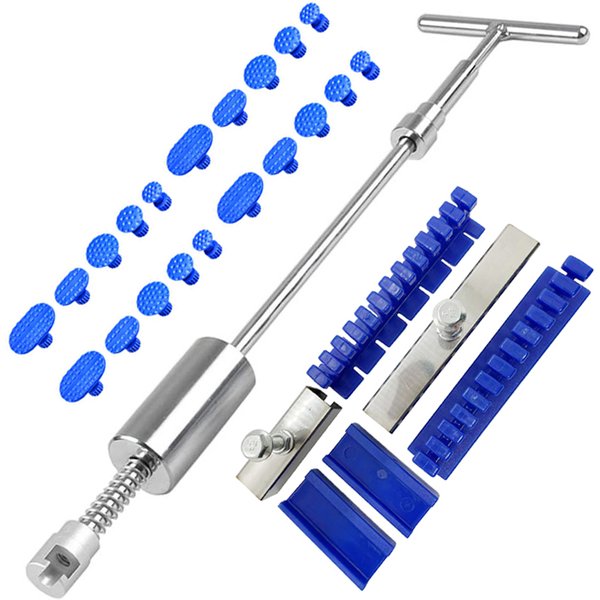 Auto Paintless Dent Repair Tools Car Body Suction Cup Tool Slide Hammer Reverse Hammer Puller Tabs for Car Dent & Ding Remover