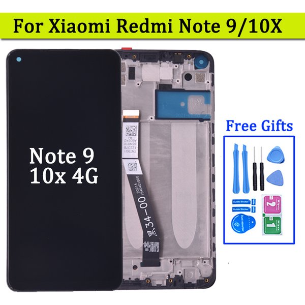 6.53" For Xiaomi Redmi Note 9 LCD Display M2003J15SC Touch Screen For Redmi 10X 4G LCD M2003J15SG Display M2003J15SS