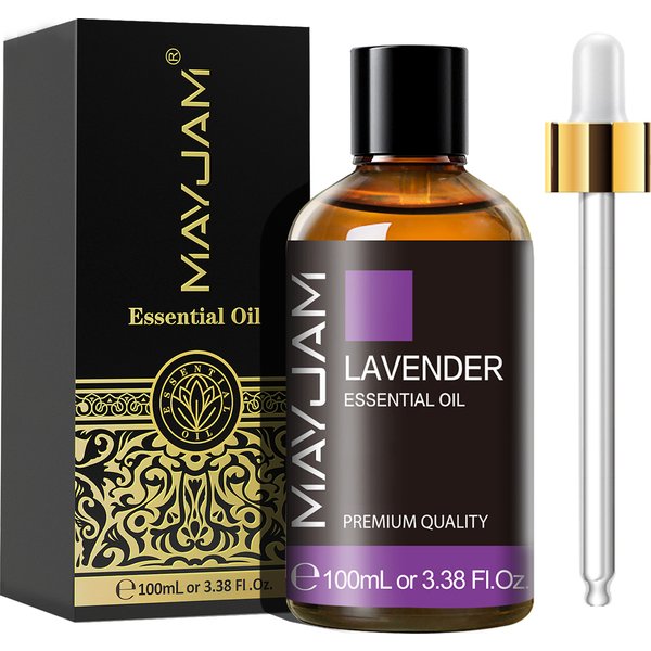 MAYJAM 100ML 500ML Olejki Eteryczne do Aromaterapii Dyfuzorów, Pielęgnacji Skóry, Masażu, Tworzenia Olejków Zapachowych, Wyrobu Świateł Zapachowych