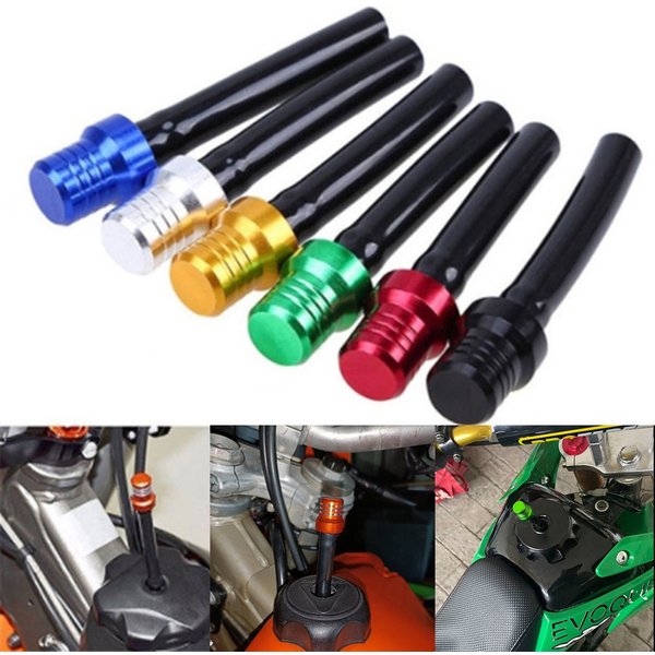 STONEGO Anti Reverse Fuel Gas Cap Petrol Tank Valve Vent Breather Pipe Motorcycle ATV Pit Dirt Bike