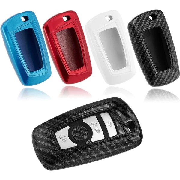 Étui porte-clé de voiture, couverture de peau, décoration pour BMW série 3 4 5 320i 530i 550i F20 F21 F30 F31 F25 F01 F02