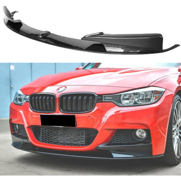 2PCS 2013 Bis 2018 Für BMW 3 Serie F30 F31 328i 330i 335i 340i 320d 330d MP Stil front Spoiler Bumper Lip Splitter Diffusor ABS