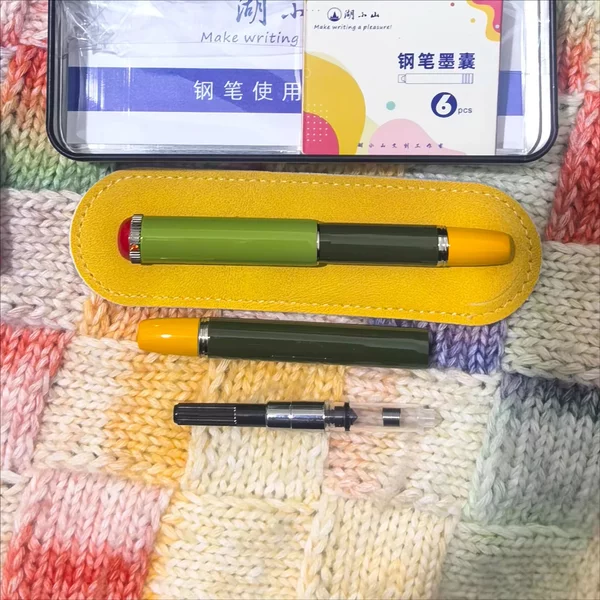 Nouveau stylo-plume Hoohill Limited Green Pico Exquisite Mini Short Pocket, pointe EF/F/M, pour l'écriture, les affaires, les voyages, la papeterie