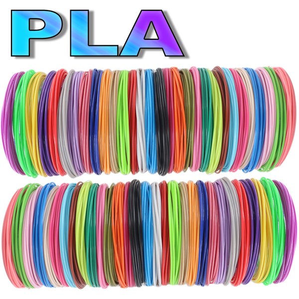 Filament PLA coloré pour stylo d'impression 3D Diamètre 1,75 mm 10/20/30 couleurs 100M 150M 200M Incolore et inodore Sûr et respectueux de l'environnement Stylo d'impression 3D Consommables pour