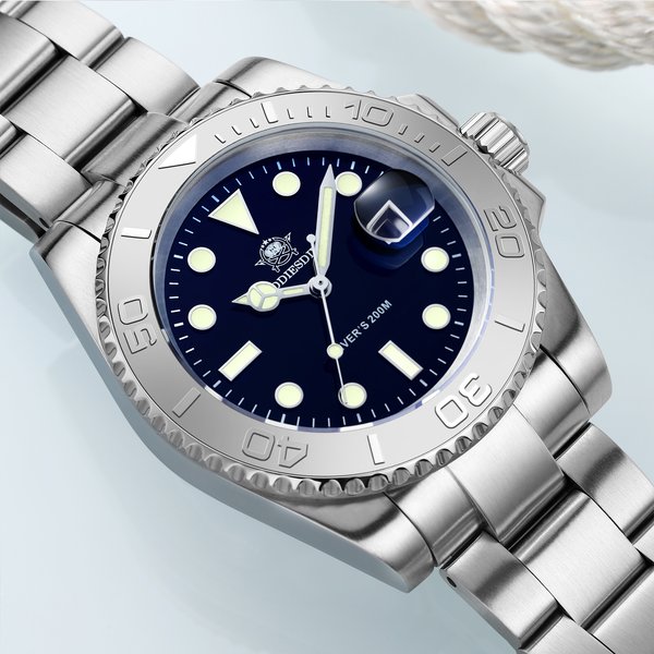 Addiesidve-Montre à quartz en acier inoxydable pour homme, plongeur à 200m, BGW9 Super Shoous Reloj zones bre, affaires européennes et américaines