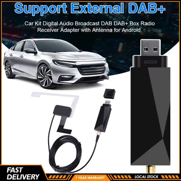 Neuer DAB DAB+ Autoradio USB-Adapter Digitaler Tuner Audio-Empfänger Antenne Universeller Android Autoradio GPS Stereo-Empfänger DAB DAB+ Signal-Haupteinheit Player