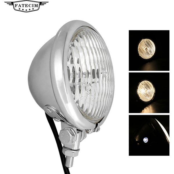 Phare de moto classique personnalisé de 4,5' pour Suzuki Cafe Racer, pièces de moto