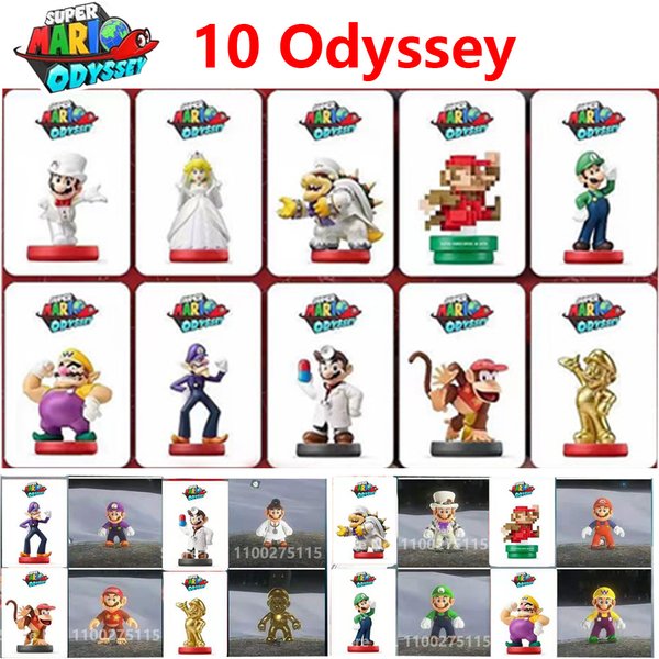 Hot Game Super Odyssey Card entsperrt zehn Arten von niedlichen Kleidungs-NFC-Karten für NS Switch