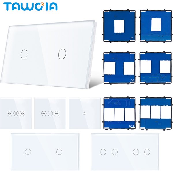 Tawoia touch schalter eu russland touch sensor lichtsc halter 157mm diy mit weißer glasscheibe funktion teile heimwerker