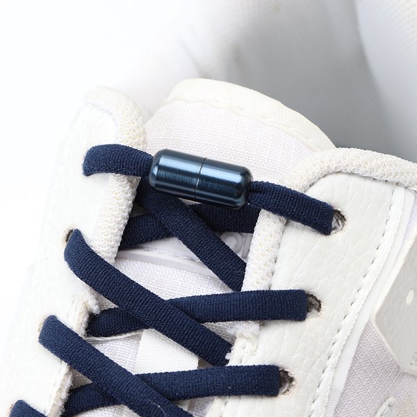 Elastische Schnürsenkel ohne Binden, Halbkreis-Schnürsenkel für Kinder und Erwachsene, Sneakers, Schnürsenkel, schnelle Lazy-Metallverschluss-Schnürsenkel, Schnürsenkel