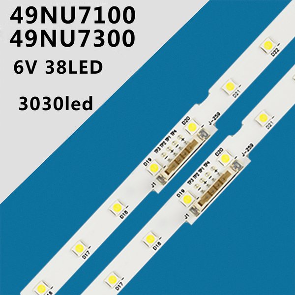 Barres d'éclairage LED pour téléviseurs UE49NU7175 UE49NU7175U UE49NU7179 ue49nu7179ux UE49NU7370 UE49NU7370U UE49NU7372 UE49NU7379