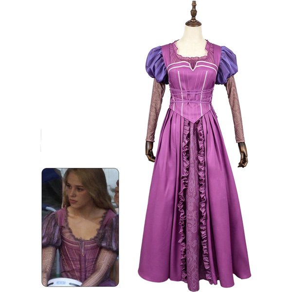 Verstrickte Rapunzel Langhaar-Prinzessin Kostüme Cosplay Kostüm Erwachsene Karnevalsuniform Halloween Kostüm Ball-Party Kostüm