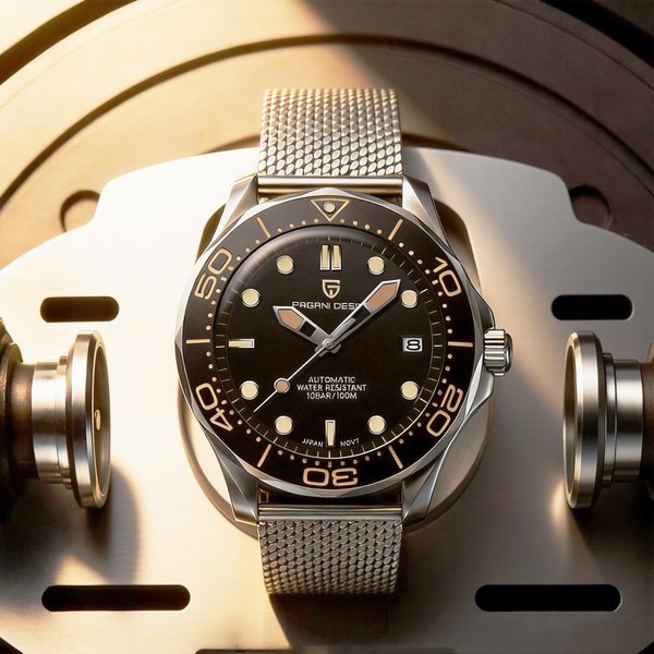 PAGANI DESIGN Men's Mechanical Watches Luxury Automatic Watch For Men Luminous Diving Steel Watch Japan 8215 Wristwatch 2026 New
