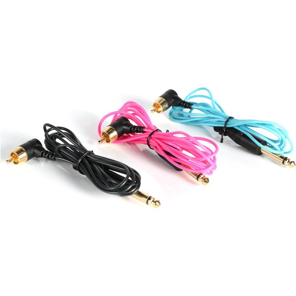 Câble de cordon de tatouage RCA de haute qualité utilisé pour Machine à tatouer, adaptateur d'alimentation, ligne de tatouage en Silicone, accessoires de tatouage