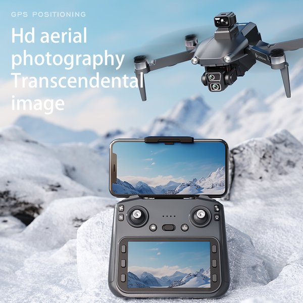 Nouveau drone GPS L600-1 PRO avec double caméra HD 8K, évitement d'obstacles à 360 degrés, télécommande avec écran, quadricoptère sans balais