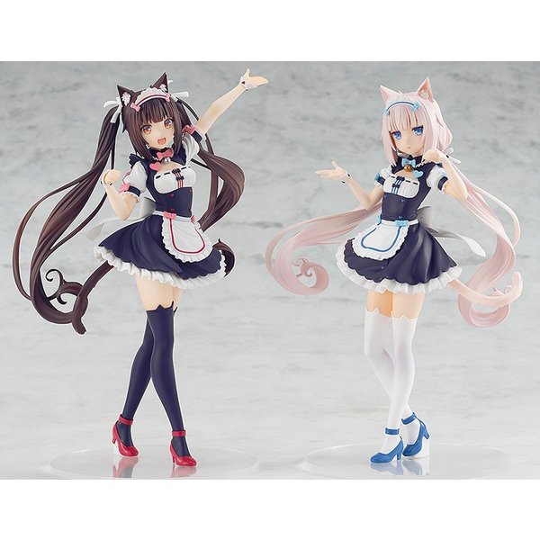 Figurka Nekopara Chocola Vanilla KO, urocze postacie, ozdoby na biurko, modne zabawki, kawaii, zestaw do samodzielnego montażu, statuetka, prezent