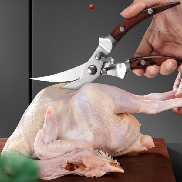Ciseaux de cuisine multifonctionnels, couteau de coupe en acier inoxydable pour poisson, os de poulet, dispositif de Chef, Gadget, accessoires d'outils