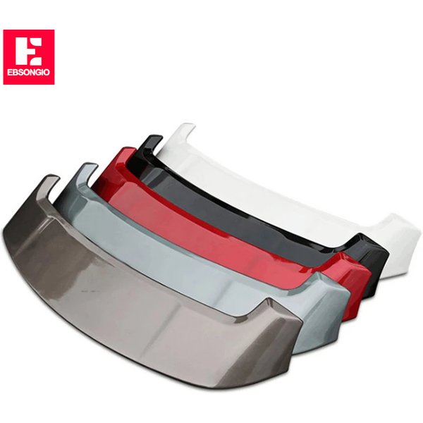 Spomicrophone de toit arrière pour Mitsubishi Outlander 2013-2019, style de voiture, extérieur, plastique ABS, coffre arrière, aile de coffre, décoration