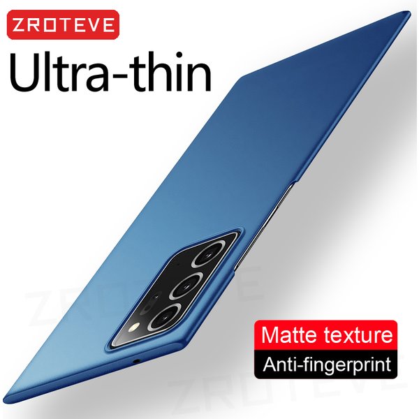Pour Samsung Note20 Ultra étui Zroteve mince dur PC mat couverture pour Samsung Galaxy Note 20 10 9 Note9 Note10 Plus coques de téléphone