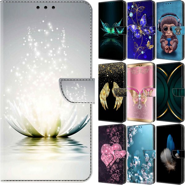 Flip Ledertasche Für Huawei P20 30 NOVA 3E 4E Magi C5 lite Pro 3D Brieftasche Für Honor 90 8A Y6 x40 10i 20i P Smart 2019 Magnetische