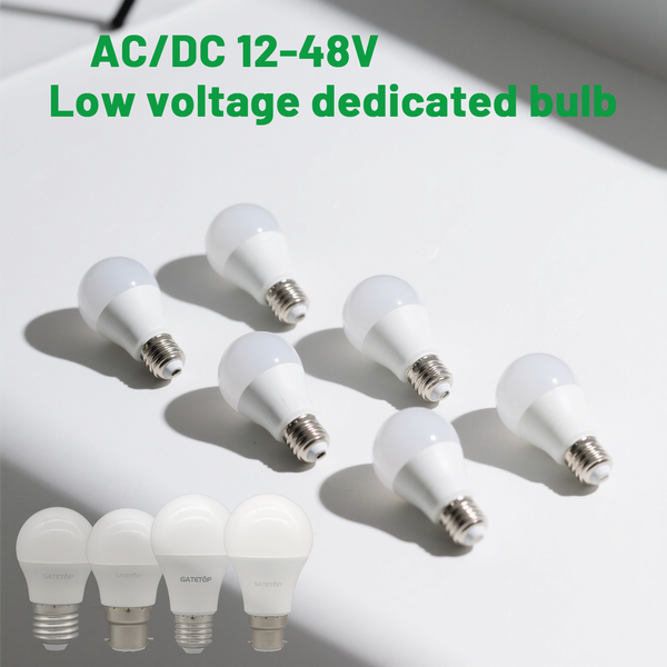 1-10PCS AC DC 12V 24V 36V 48V LED Birne Niederspannung A60 G45 10W Warmweißes Licht Geeignet für Lampenkette zum Ersetzen der Solarlampe