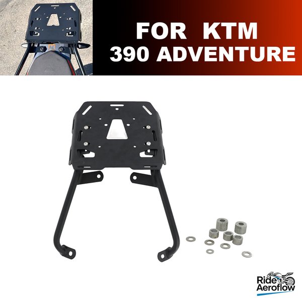 Pour KTM 390 Adventure 2019-2024 Porte-bagages arrière de moto Support de coffre arrière Compatible avec KTM 390 ADV 2019 2020 2021 2022 2023 2024
