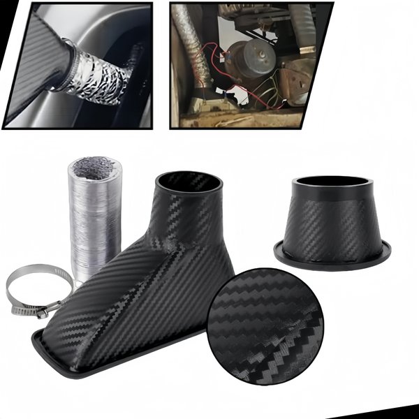 Universal Auto Lufteinlass Kit Turbo Ram Kaltluft Einlass Rohr Schlauch Für Motor Leistung Kühlung Upgrade Mod