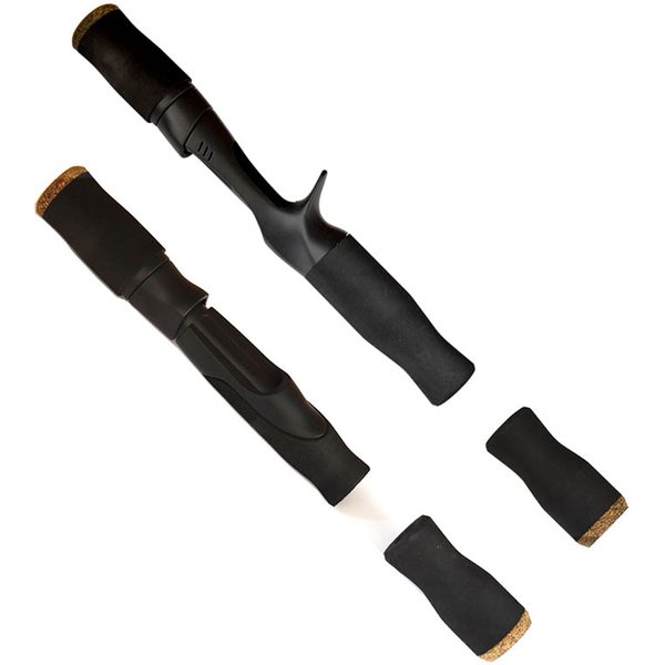 1set Spinning Casting Reel Seat Blank Rod Handle Grip Pro Black EVA Rod DIY Repair Refit Combo Set Kit