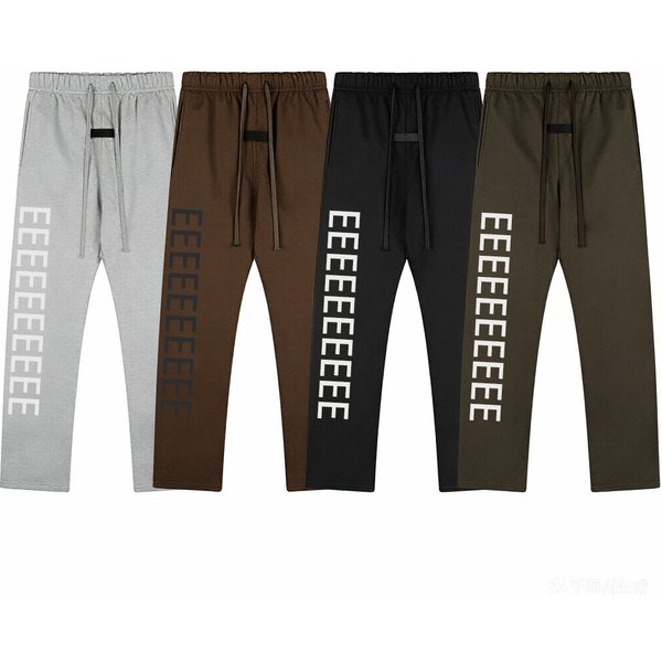 Pantalon pour homme Fw25, design luxueux avec accents latéraux, pantalon en velours, style classique, pantalon droit hip-hop pour couple