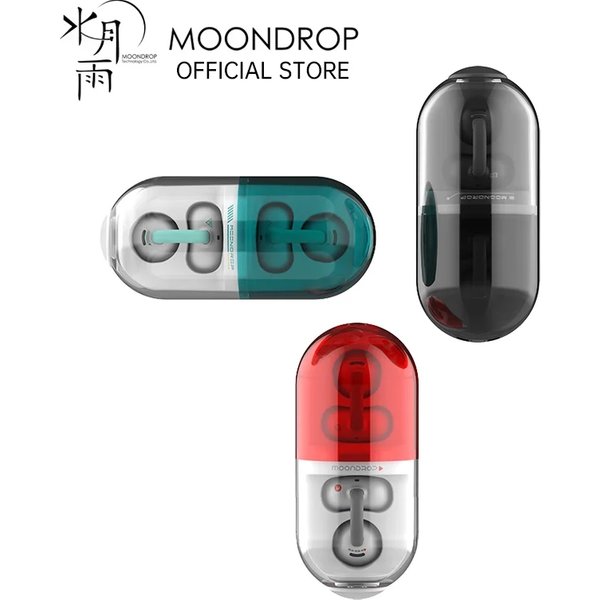 MOONDROP PILL OWS Open-Ear-Kopfhörer Bluetooth 6.0 Ohrbügel-Kopfhörer IPX4 Open-Ear-Clip Kabellose Ohrhörer mit integrierter AI ENC Pill