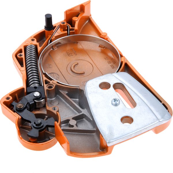 JOSprocket-Couvercle latéral de frein pour tronçonneuses, pièces de rechange pour Husqvarna 340, 345, 346XP, 350, 351, 353, 355, 357XP, 359, pièce d'outils de jardin