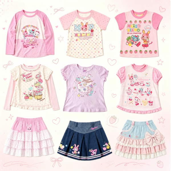 Kawaii Print Lolita Shorts Damen Japanische Fairy Grunge Y2K Shorts Süßes tägliches Mode-Outfit schick