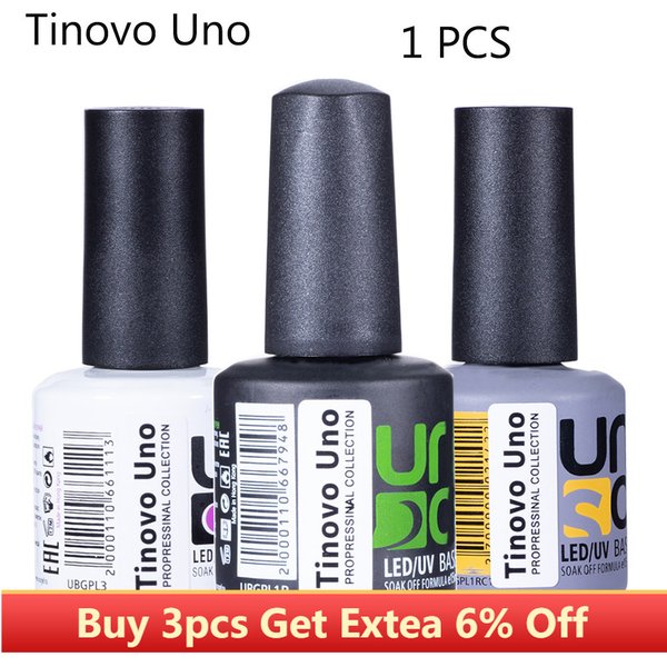 Tinovo Uno dernière Base en caoutchouc Gel vernis à ongles UV Semi Permanent épais solide couche de Base couche de finition pour manucure ongles Salon d'art