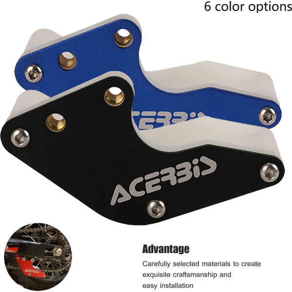 Guide de protection de chaîne CNC pour moto, pour IRBIS BSE KAYO SSR TTR XR CRF KLX 50 70 90 110 125 140 150 160 cc Dirt Pit Bike Scooter