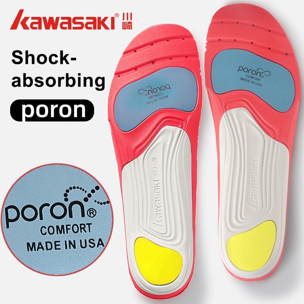 Kawasaki Breathable Insole For Men And Women Sweat-absorbing Breathable Sports Insoles CFT-28 Sneakers Accessories
