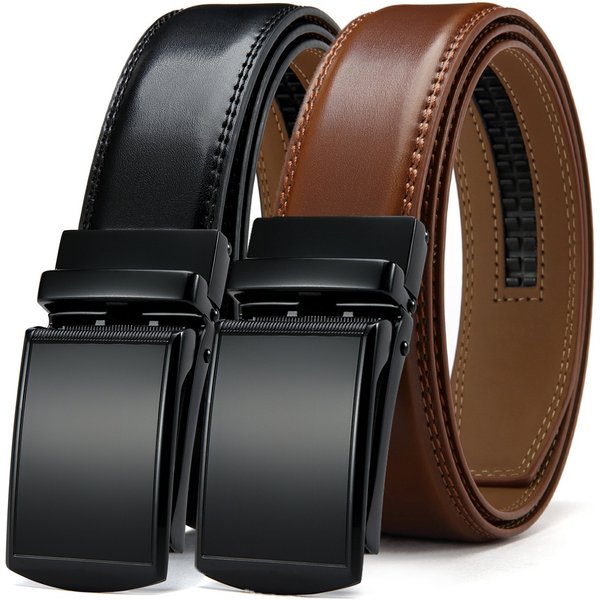 DOOPAI hommes ceinture en cuir plusieurs couleurs automatique disponible ceintures loisirs mode cliquet ceintures pour hommes pantalons ceinture