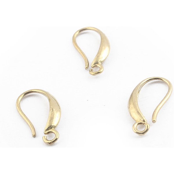 50pcs/lot Brass DIY Earring Findings Earring Clasps Hook Fittings for DIY Jewelry Making Accessories Hook Earwire Jewellery
