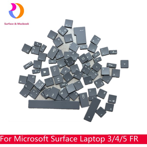 Original-Tastenkappe für Surface Laptop 3 4 5 1868 1867 1872 1873 1950 1958 Tastaturbecher FR 13,5 15 Zoll Grau