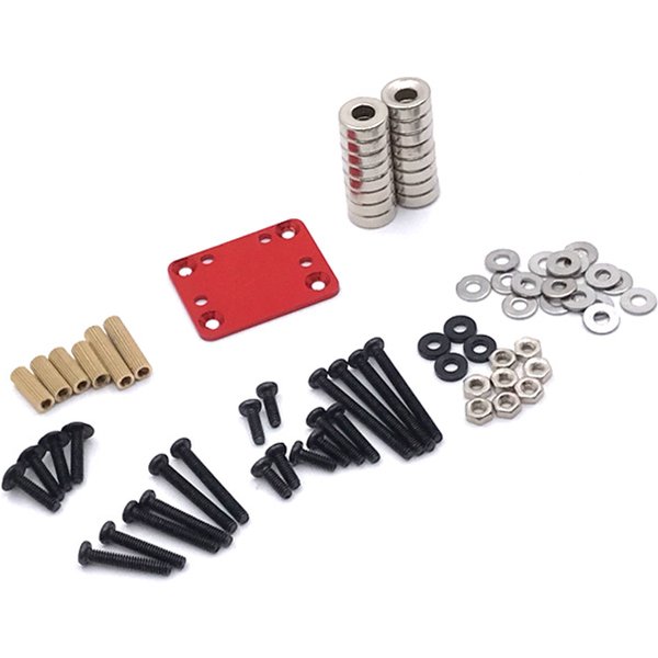 Fixation de réglage de coque Wltoys en métal pour 1/28 K969 K979 K989 K999 P929 P939 284131 Accessoires de mise à niveau de voiture MINI-Q RC